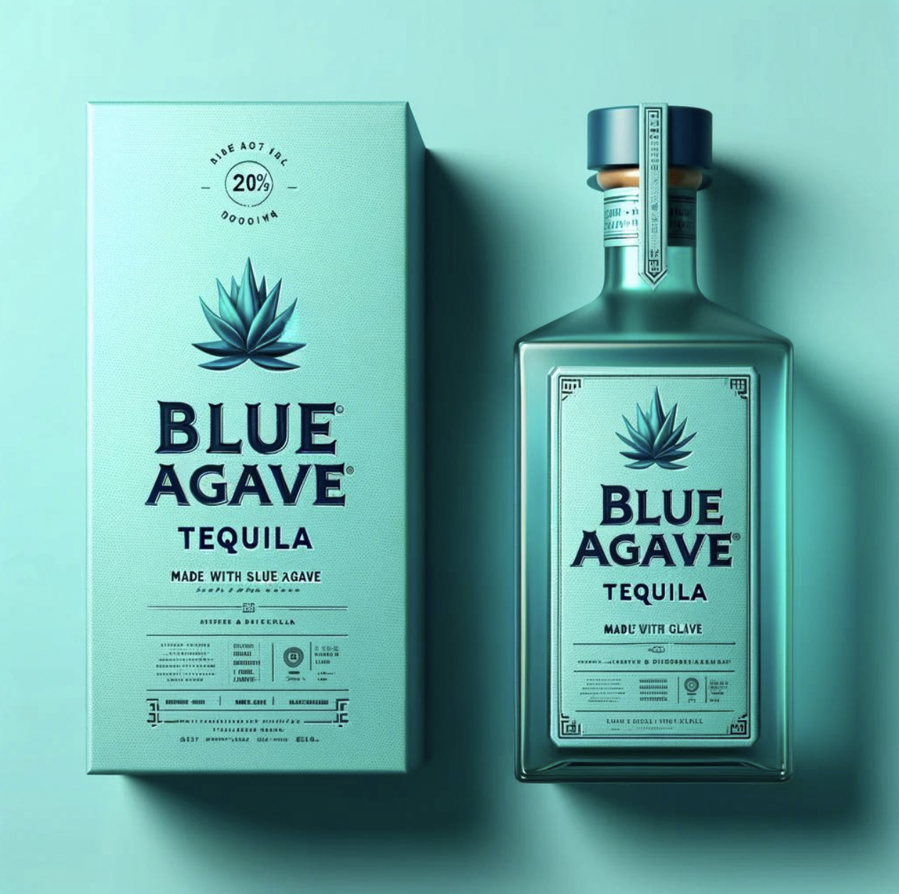 Generative AI Sample Image - Tequila Product Ad